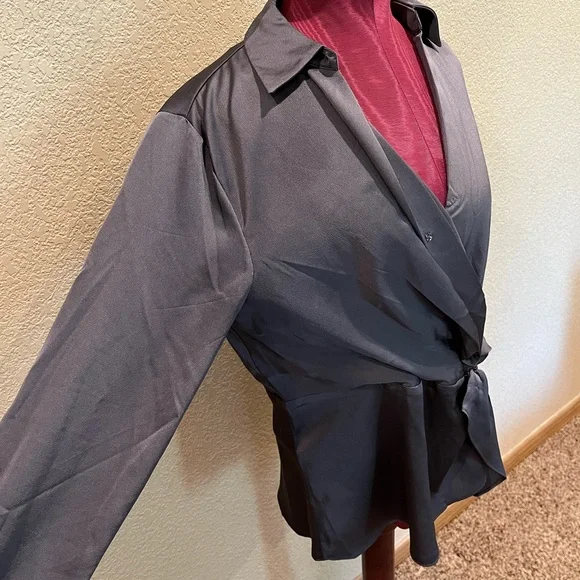 *SOLD* Catherine Malandrino Long Sleeve Blouse - Picture 4 of 12